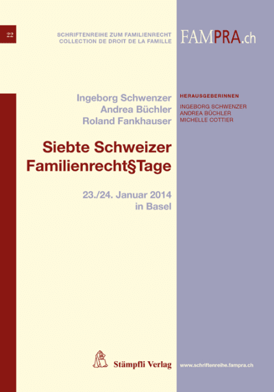 Siebte Schweizer Familienrecht§Tage