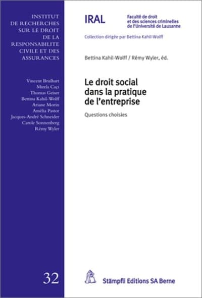 Le droit social dans la pratique de l'entreprise