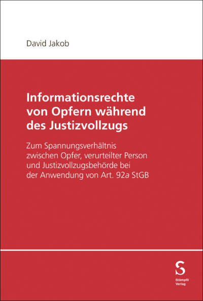 Informationsrechte von Opfern während des Justizvollzugs
