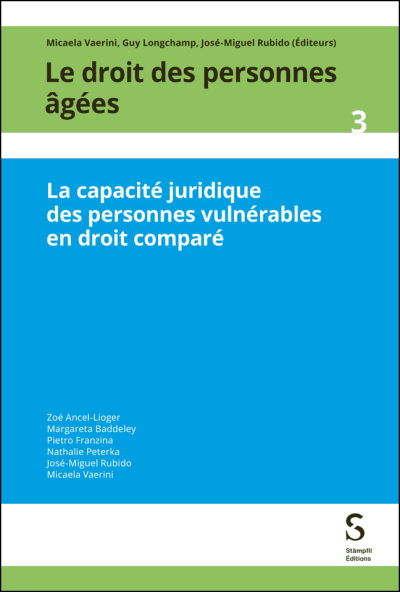 La capacité juridique des personnes vulnérables en droit comparé