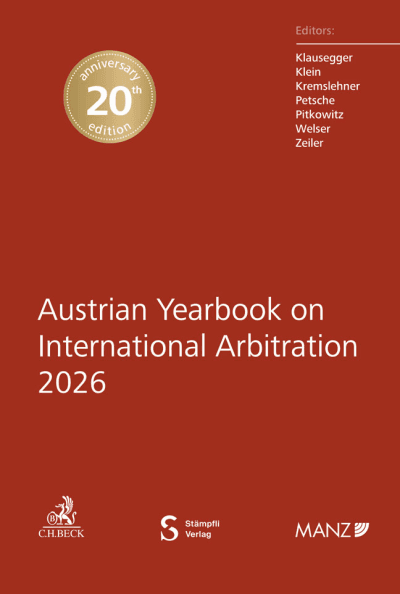 Austrian Yearbook on International Arbitration 2026