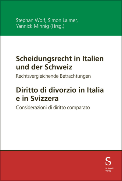 Scheidungsrecht in Italien und der Schweiz / Diritto di divorzio in Italia e in Svizzera