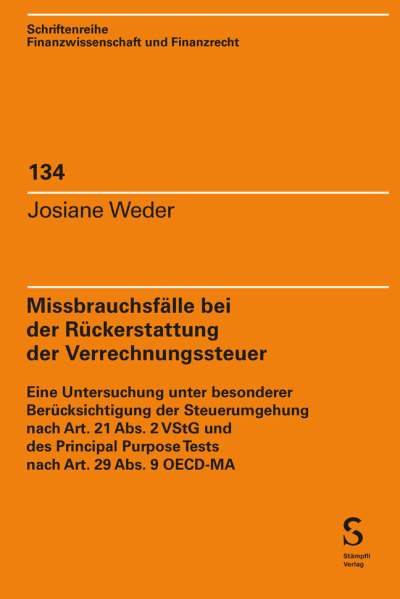 Missbrauchsfälle bei der Rückerstattung der Verrechnungssteuer