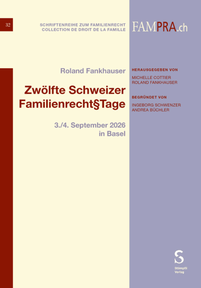 Zwölfte Schweizer Familienrecht§Tage