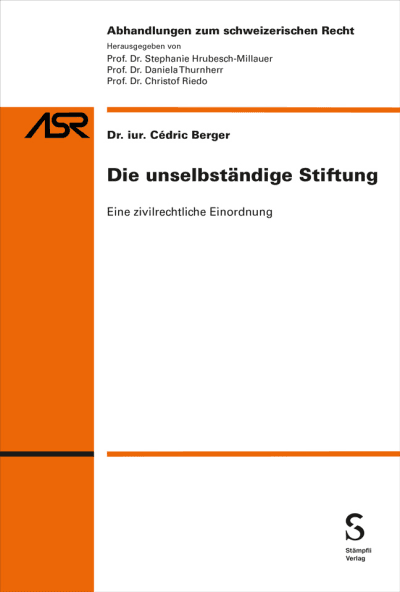 Die unselbständige Stiftung