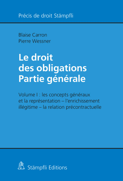 Droit des obligations ‒ Partie générale